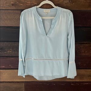 Anthropologie - Cloth & Stone Chambray cotton top